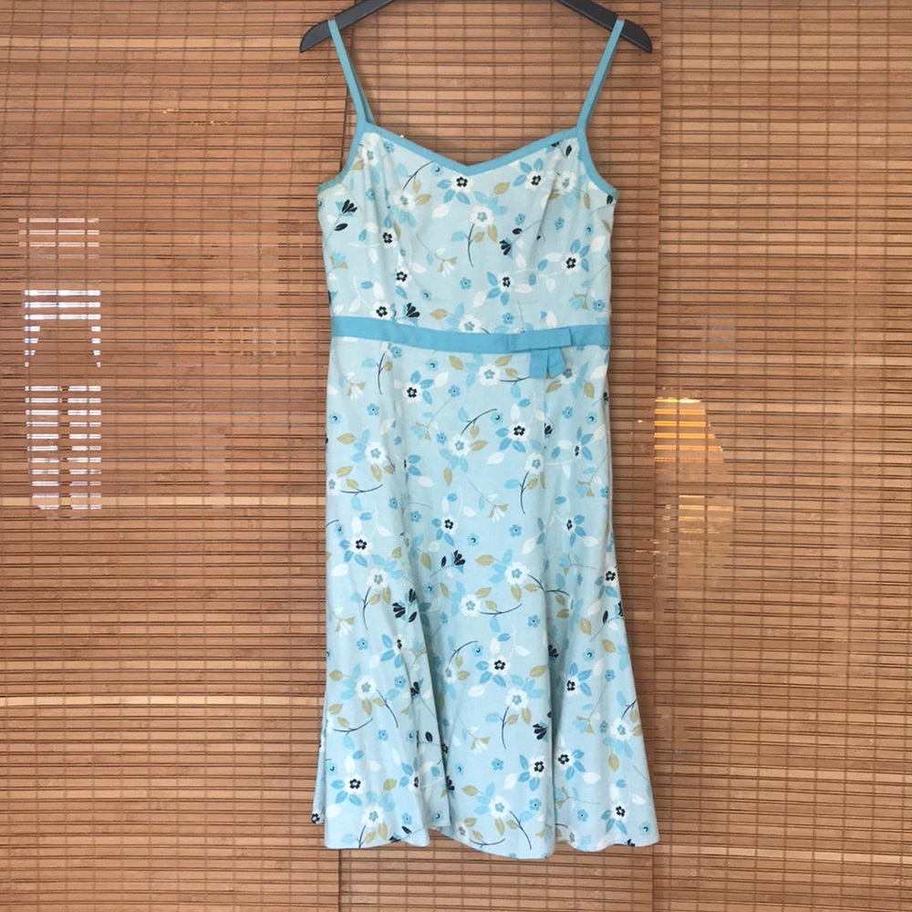 Sweet Ann Taylor LOFT linen-blend sundress